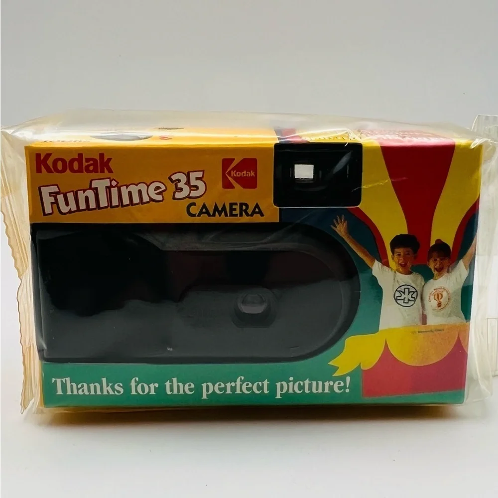 Vintage Kodak FunTime 35 Camera Sealed 1995 New Old Stock NOS
